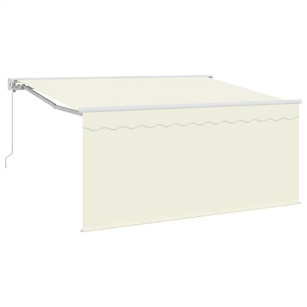 Tenda Retrattile Crema 300 x 200 cm Poliestere e Alluminio 3329493