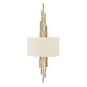 Applique Contemporanea Spyre Acciaio Oro Champagne 2 Luci E14
