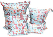 Luiers per Bambino - Sacchetto di Pannolino con Cerniera - Riutilizzabile - Leggero - Organizzatore per Bambini - TPU Impermeabile - Tasca di Raccordo
