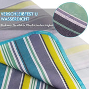 Tenda da picnic acqua resistente 300 x 200 cm - Opvougbile deken da spiaggia - Lavabile e trasportabile - Per giardino, picnic, spiaggia e campeggio.