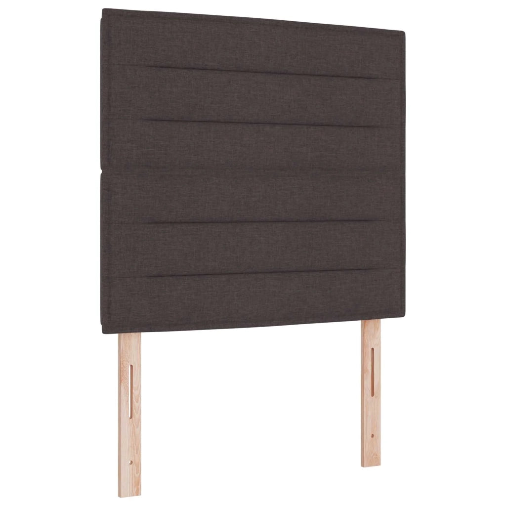 Letto box spring con materasso Marrone Scuro 120 x 190 cm 3454343
