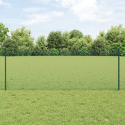 Recinzione in Rete Saldato di con 22 U Post Verde 0.8x50 m Acciaio