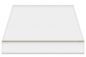 Tenda da Sole a Bracci Estensibili su Barra Quadra Tempotest Para', col. Bianco 15, Largh. 3,9m x Sporgenza 2.85m con Arganello Destro