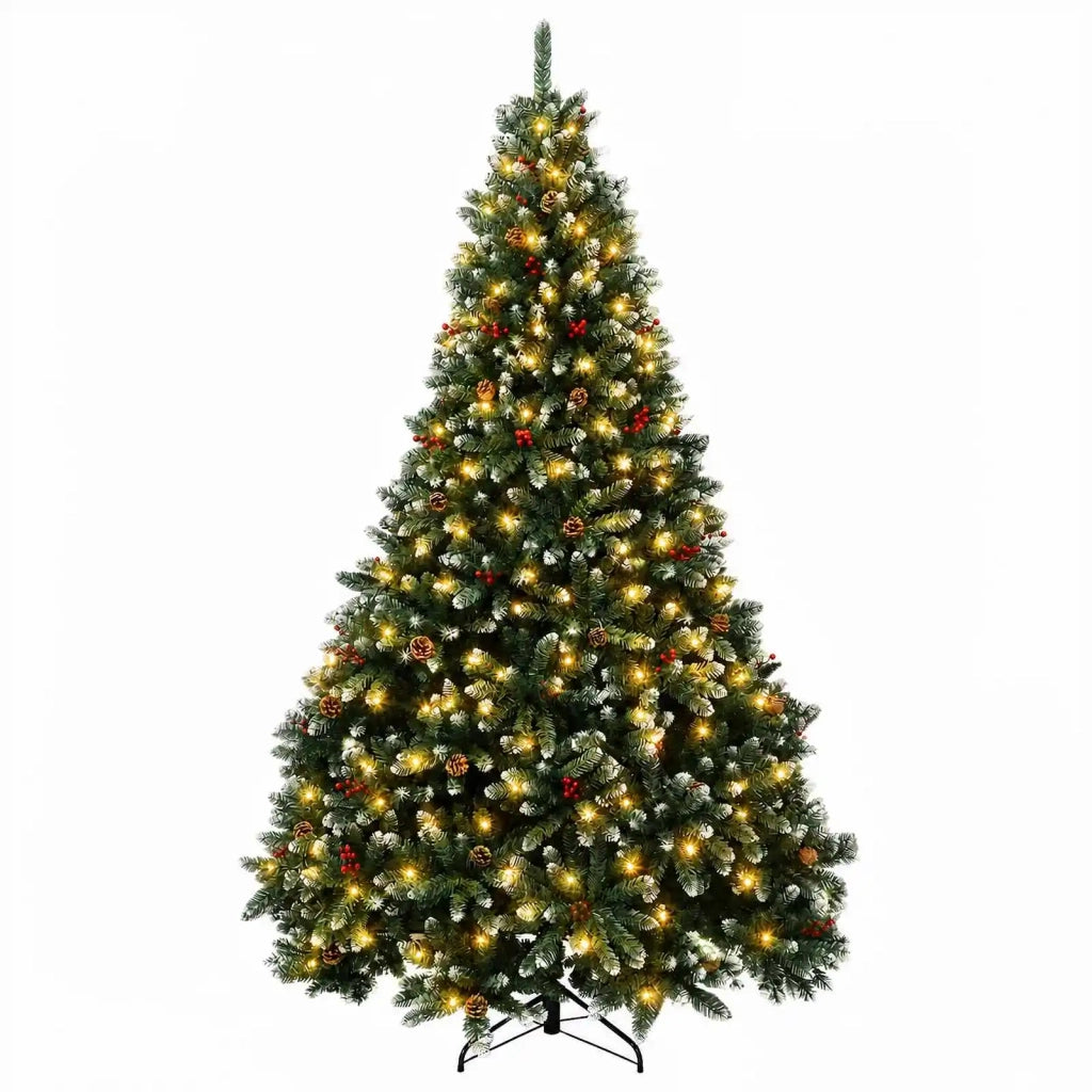 Albero di Natale Artificiale con Rami Pieghevoli 300 cm 600 LED 3467326