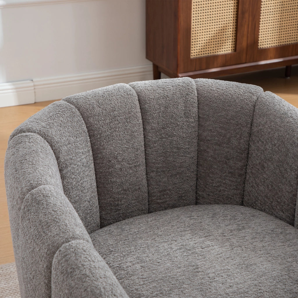 Pouf Chenille moderno - Zephmum- Rotazione 360¡ã decorazione con nappe