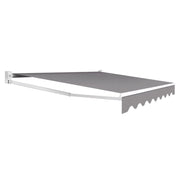IDMarket - Tenda manuale 3.80x3 M grigio antracite