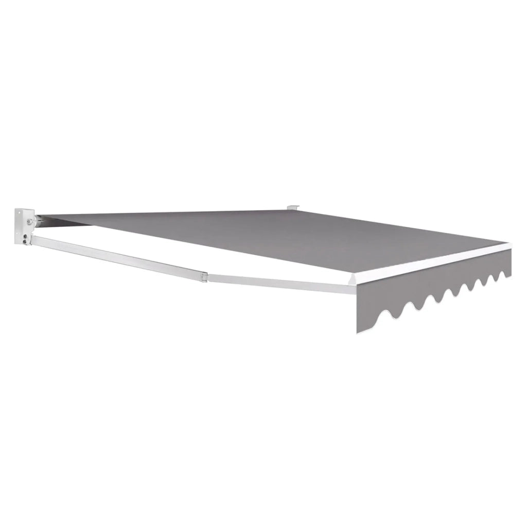 IDMarket - Tenda manuale 3.80x3 M grigio antracite