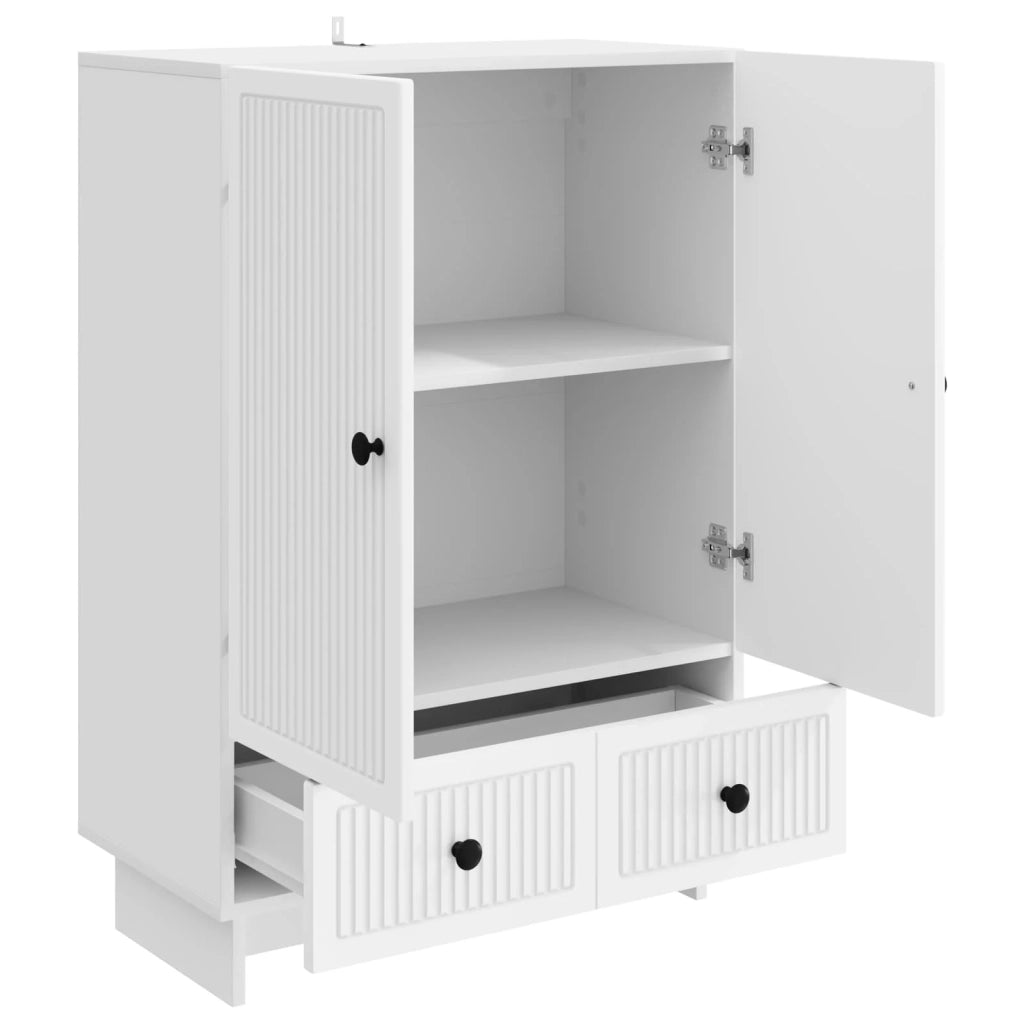 Credenza Bianco 66 x 34,5 x 95 cm Legno ingegnerizzato 893975