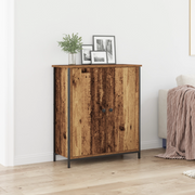 Buffet Sideboard Legno Vecchio 70x30x80 cm Legno Ingegnerizzato e Acciaio