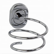 Trade Shop - Porta Phon Asciugacapelli Bagno Fissaggio A Muro Parete Supporto Moderno 59110 -