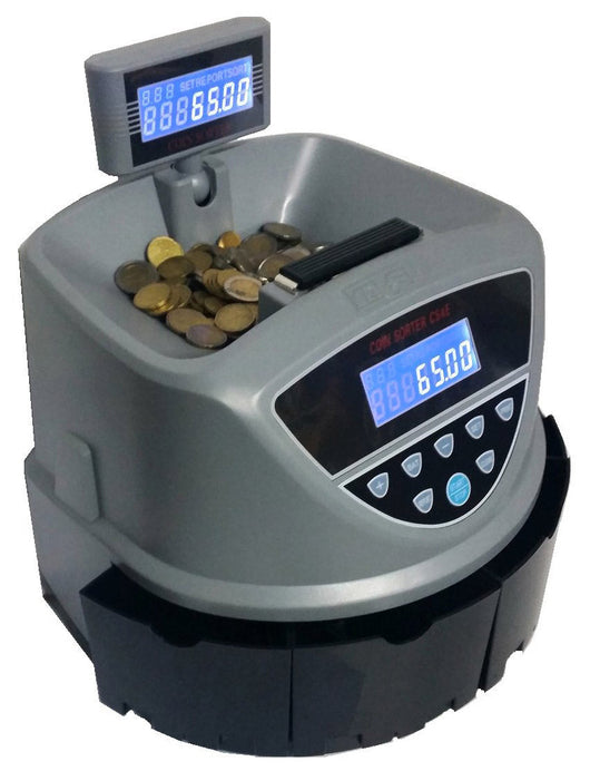 Macchina Conta Monete 4 Cassetti 2 Display MBS Coin Sorter Evolution CS4E Nero