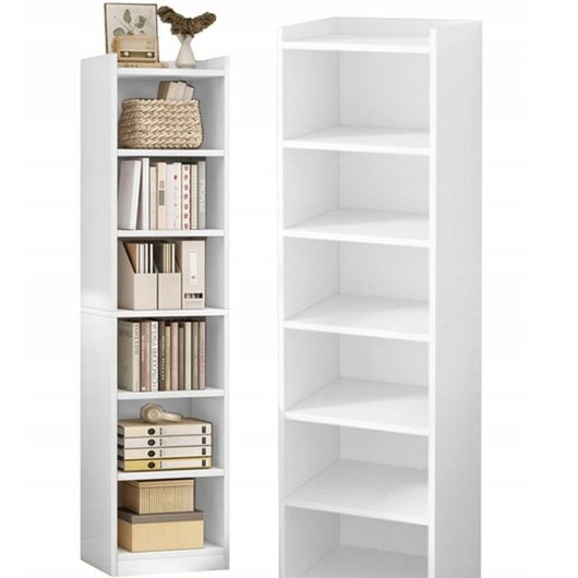 Libreria, bianca 40x30x180 cm