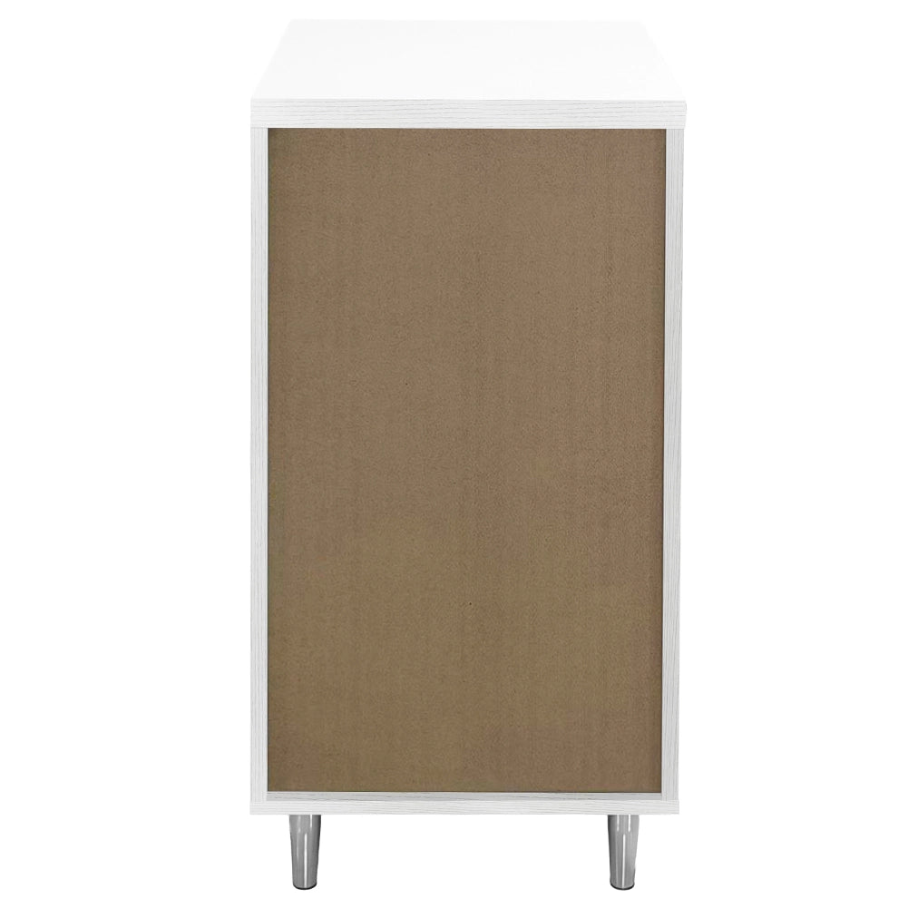 Mobile Base Cucina Componibile Boiserie Bianco Frassinato con 1 Anta 2 Scomparti