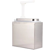 Dispensatore di Salsa con Pompata - Capacità 2L - per Casa/Ristorante
