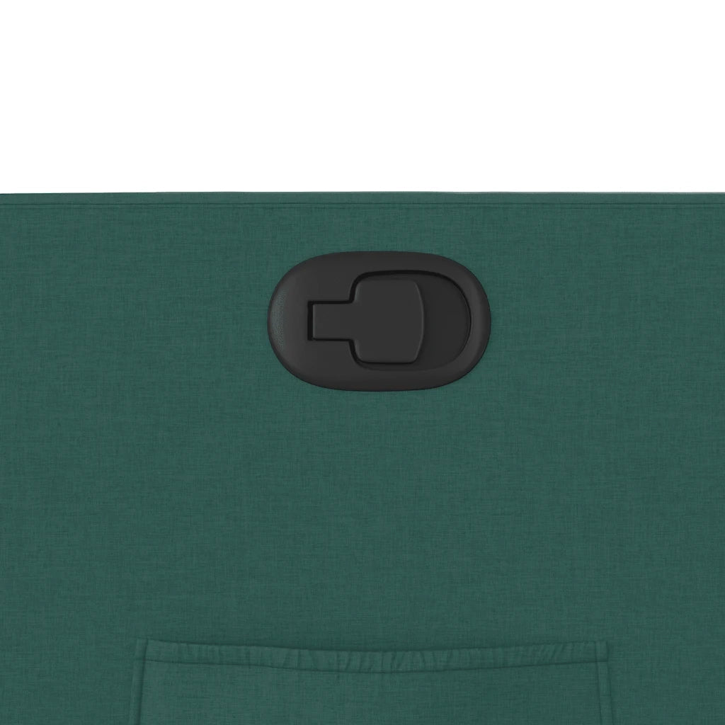 Poltrona Reclinabile in Tessuto Verde Scuro 374171