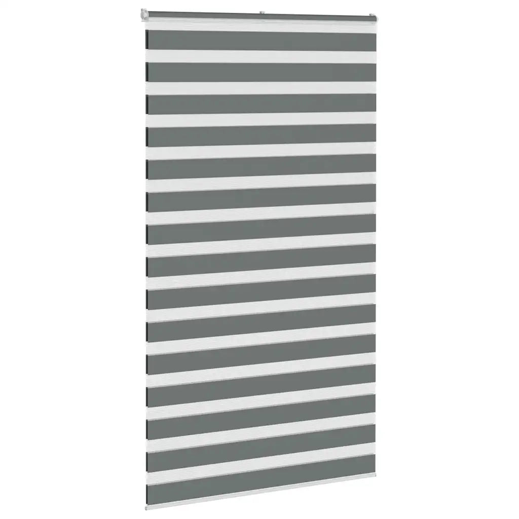 vidaXL Tenda a Rullo Zebra Larghezza Tessuto 115,9 cm Poliestere