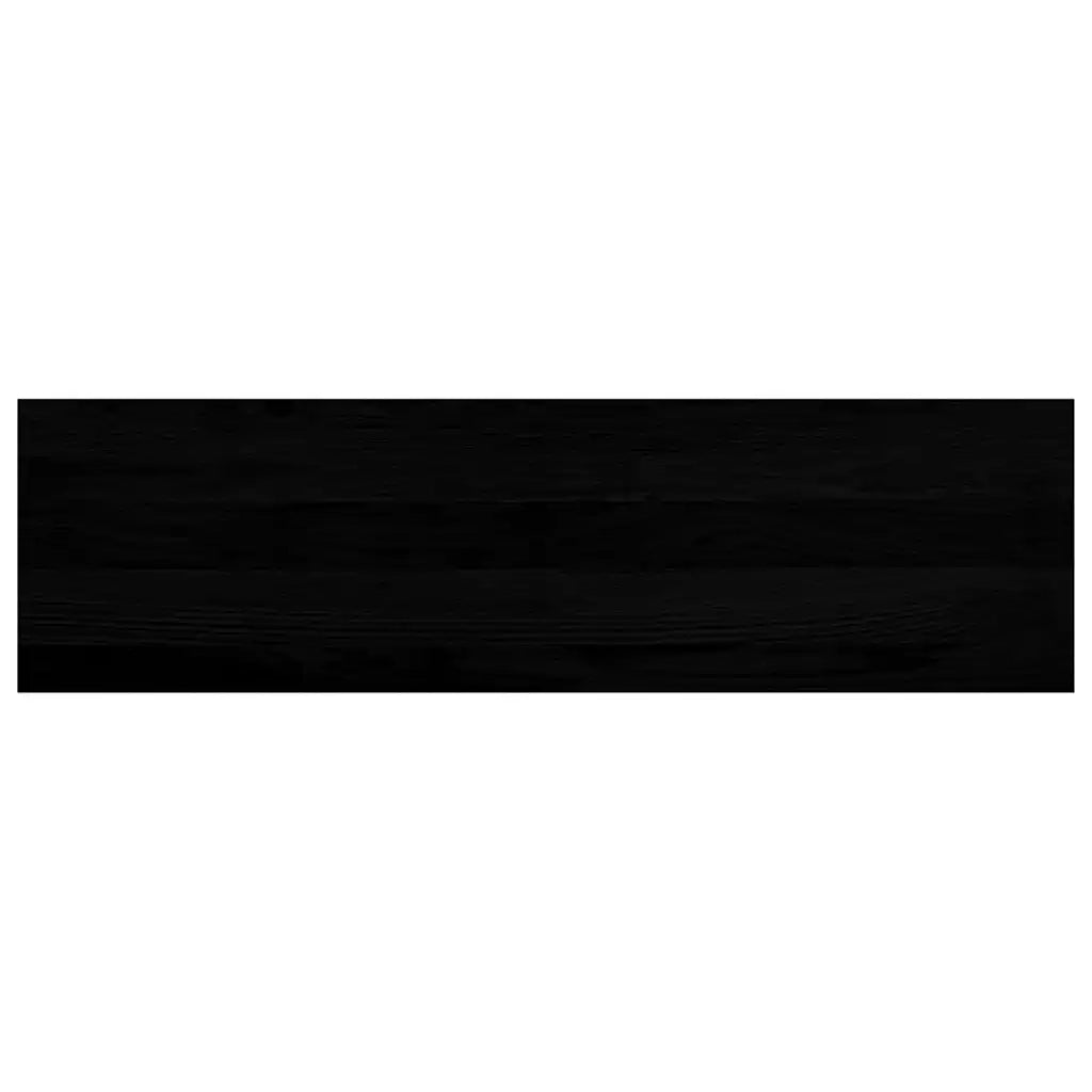 Davanzali 2 pz Marrone Scuro 90x25x2 cm Legno Massello Rovere CFW1614198