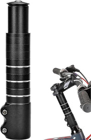 Verdoppiatore di Manubrio per Bicicletta 180mm 138mm MTB, Estensore di Manubrio con Chiave a Lancia per Viti 28.6mm / 1-1/8'', Lega di Alluminio - Nero