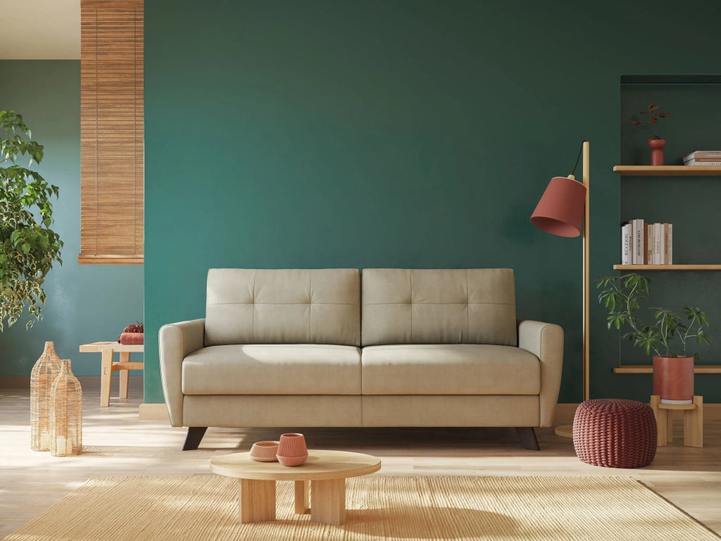 Callisto Divano letto matrimoniale 188 cm petrolio