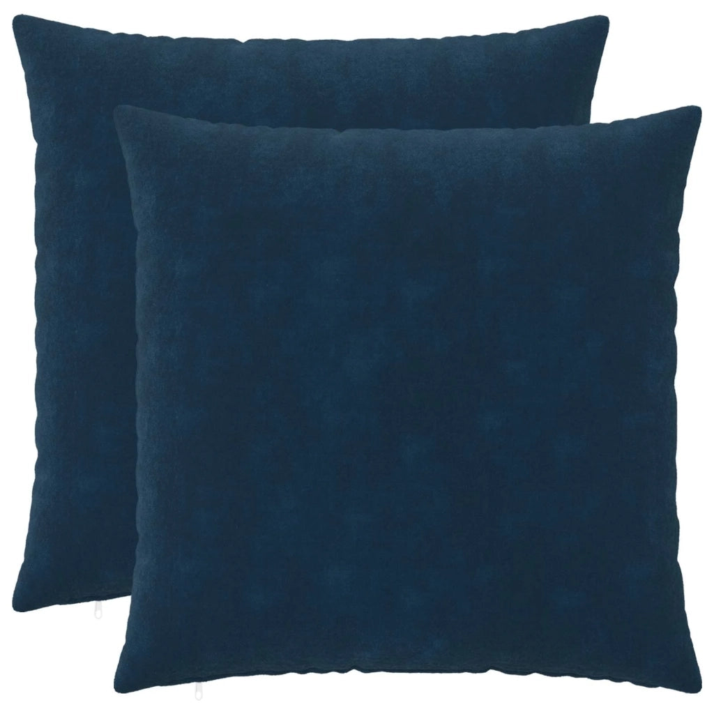 Federa 2 pcs HEERLEN Blu 65 x 65 cm Fleece in microfibra 912999