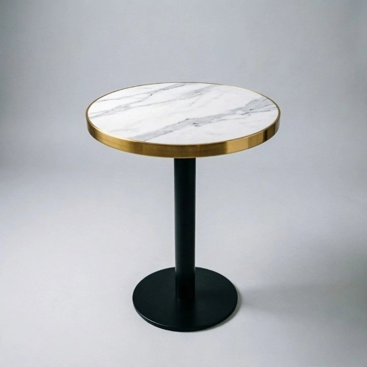 TAVOLINO Rotondo 75x71x23 cm Bianco MDF