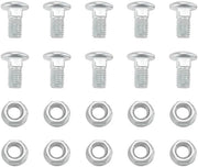 Set di viti 100 pezzi - M8x15mm - Adatti per cavi - Materiale metallico - Resistenti allo sforzo e regolabili - Materiale di fissaggio