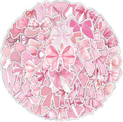 Set di Etichette per Archi - 103 Pezzi - Aesthetic Stickers Acqua-Resistenti per Decorazione Kawaii su Water Flessibili - Portatili - Album di Scrap - Ideali per Decorazione Kawaii