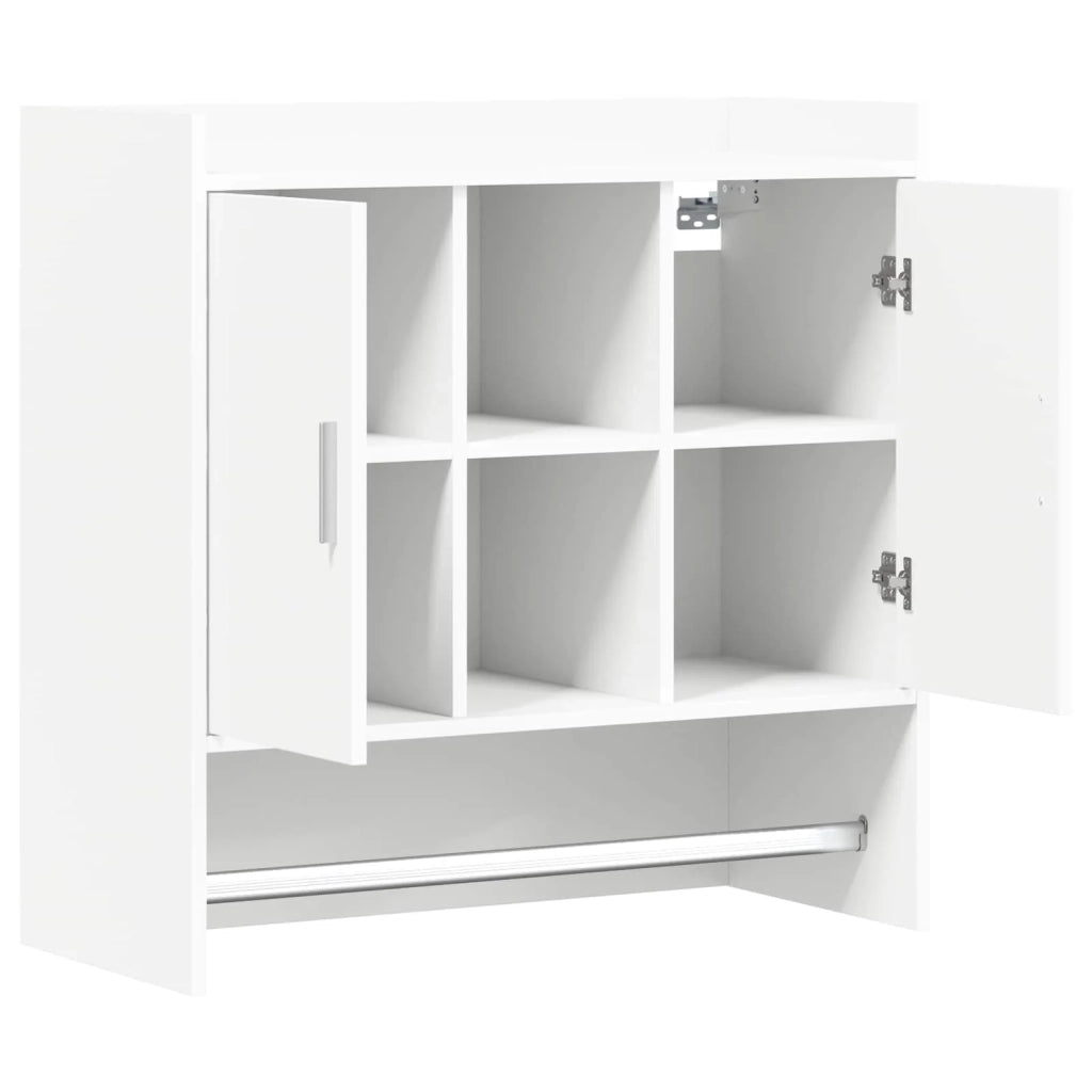 Scaffale da parete A parete Bianco 80 x 36 x 80 cm 8011371