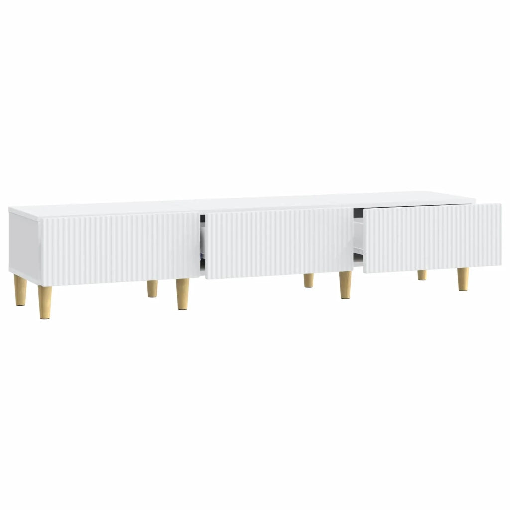 Mobile TV Bianco 147 x 34,5 x 30 cm Legno ingegnerizzato 894705