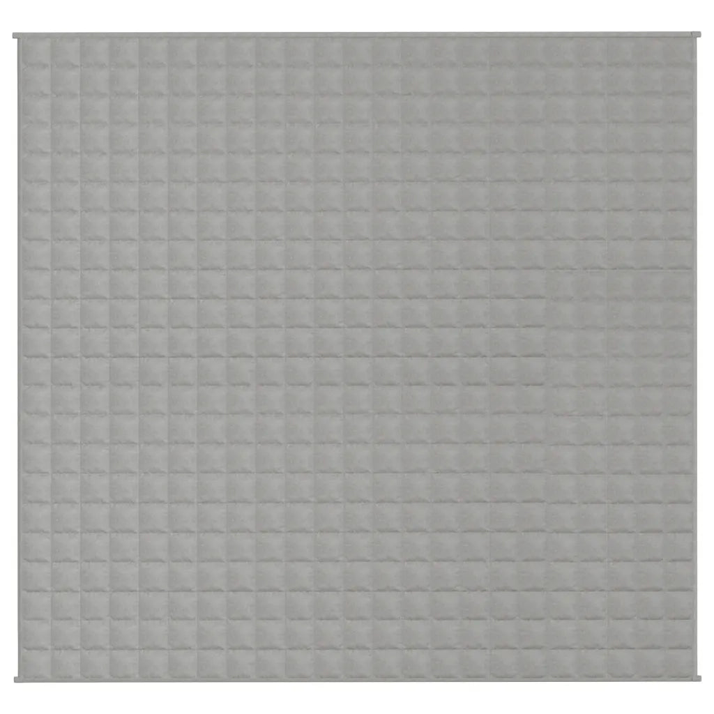 Coperta Ponderata Grigia 220x240 cm 11 kg Tessuto 3154790