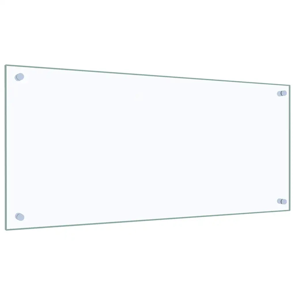 Paraschizzi per Cucina Trasparente 90x40 cm in Vetro Temperato CFW1077675