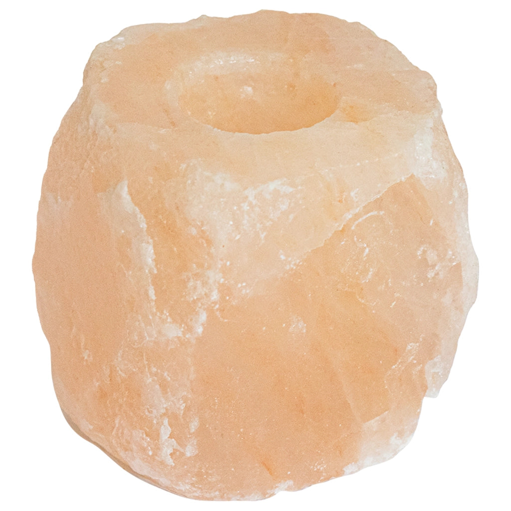Portacandele in Pietra di Sale 4 pz 4 kg Rosa