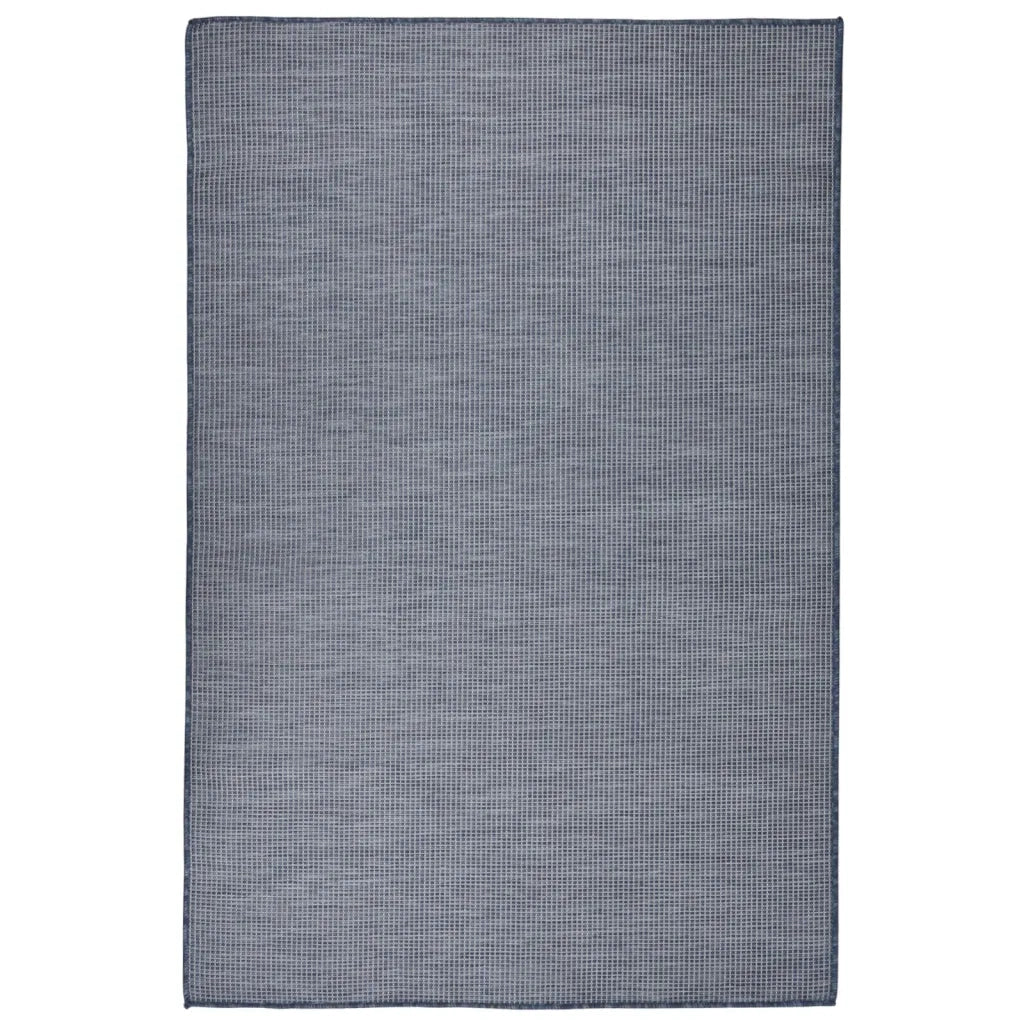 Tappeto da Esterni a Tessitura Piatta 120x170 cm Blu cod mxl 69701
