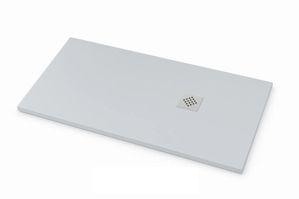 Piatto doccia Ardesia extra piatto 80X110 cm colore Grigio chiaro RAL 7035 griglia Grigio chiaro