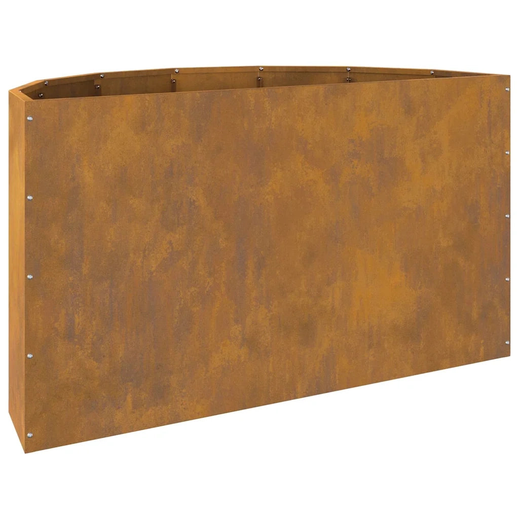 Fioriera Ruggine-Vaso-Contenitore per Piante 90 x 45 x 50 cm
