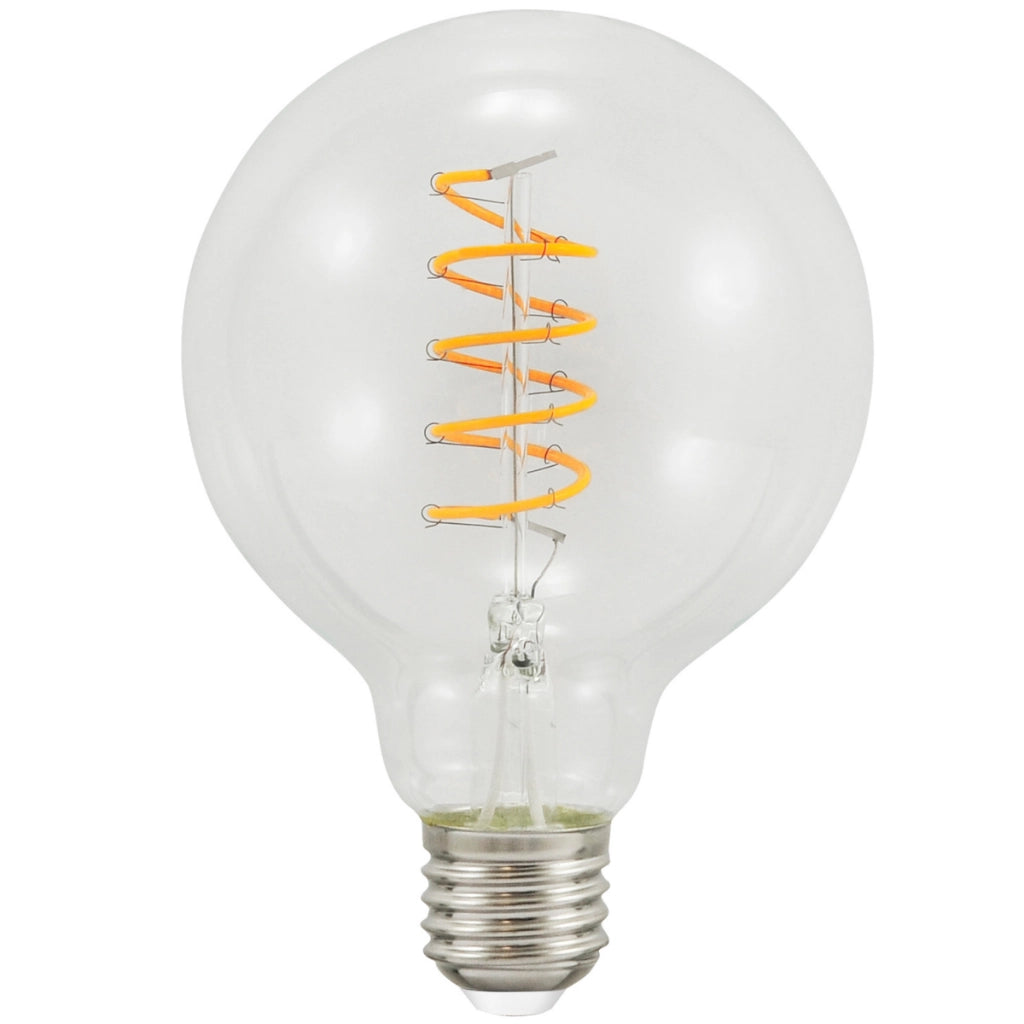 Lampadina LED Filament Polux G95 E27 4W 210lm 2200K