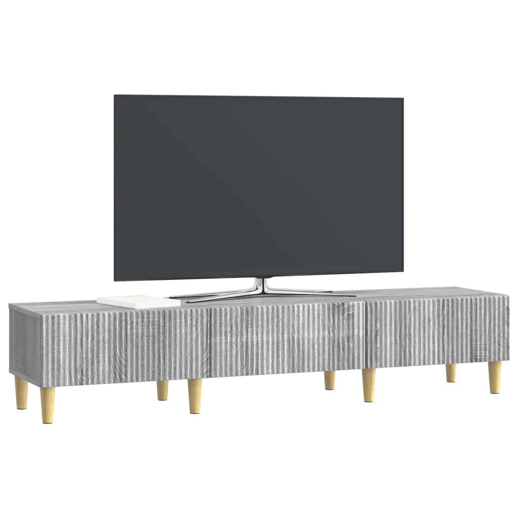 Mobile TV Grigio Sonoma 147 x 34,5 x 30 cm Legno ingegnerizzato 894711