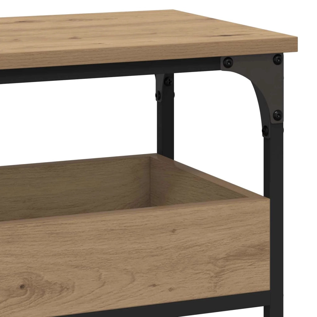 Tavolo Consolle | Tavolo d'Ingresso rovere artigianale 100 x 29 x 75 cm