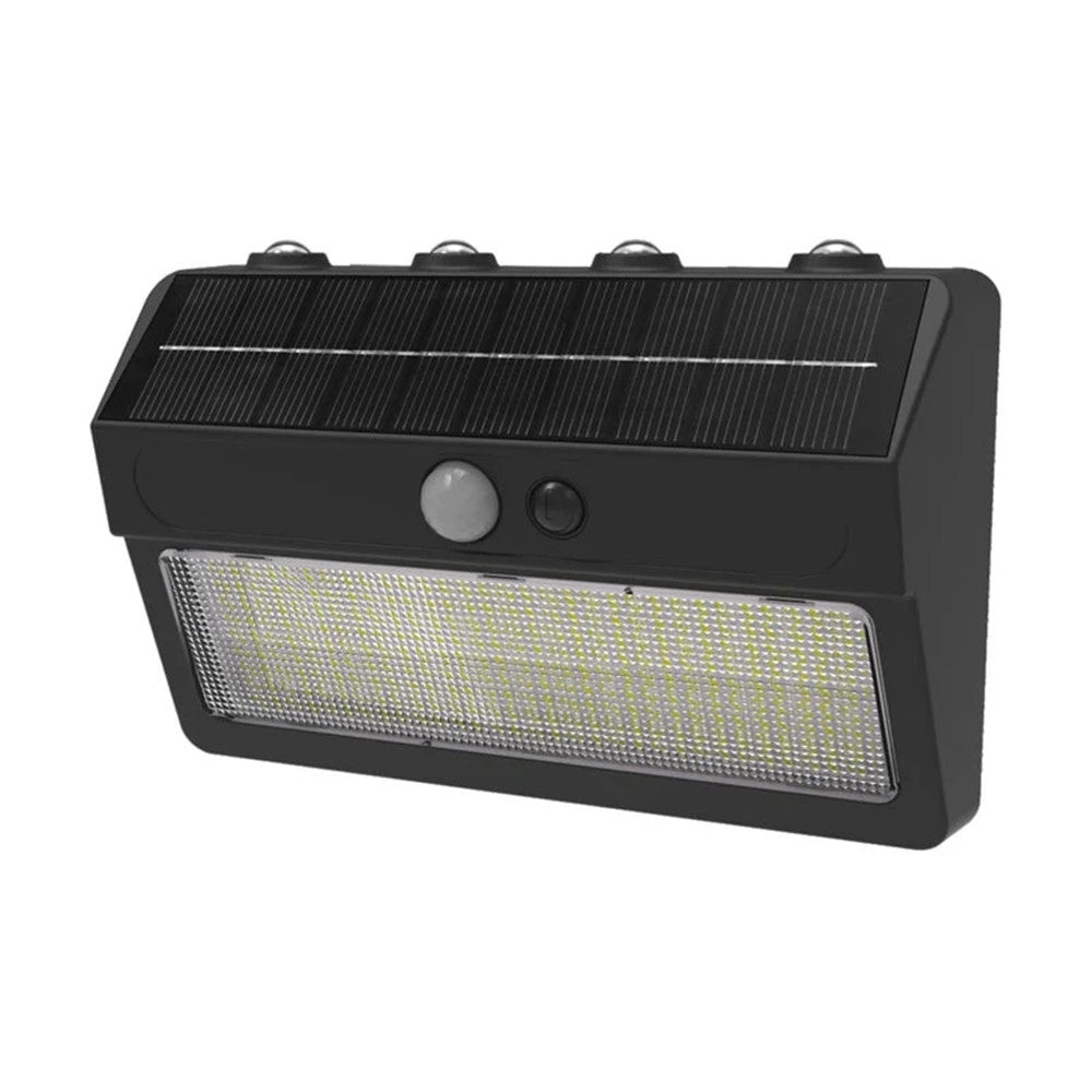 Trade Shop - Applique Solare Da Esterno Con Sensore Di Movimento Ip54 24w Luce 3000k+6500k Zq-db-004jx -