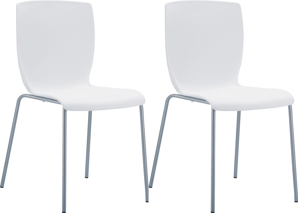 Set di 2 sedie Mio bianco