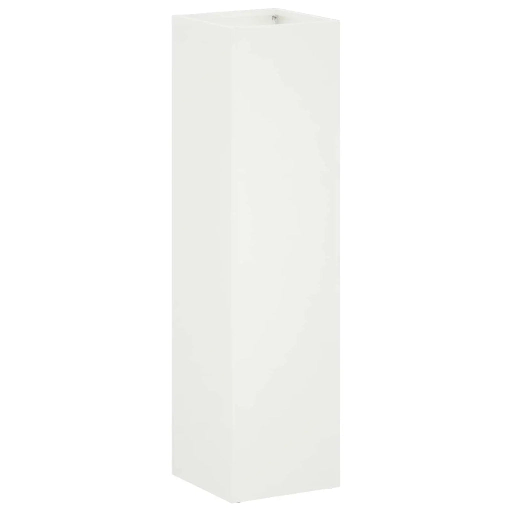 Vaso da giardino Bianco 20 x 20 x 75 cm 8005318
