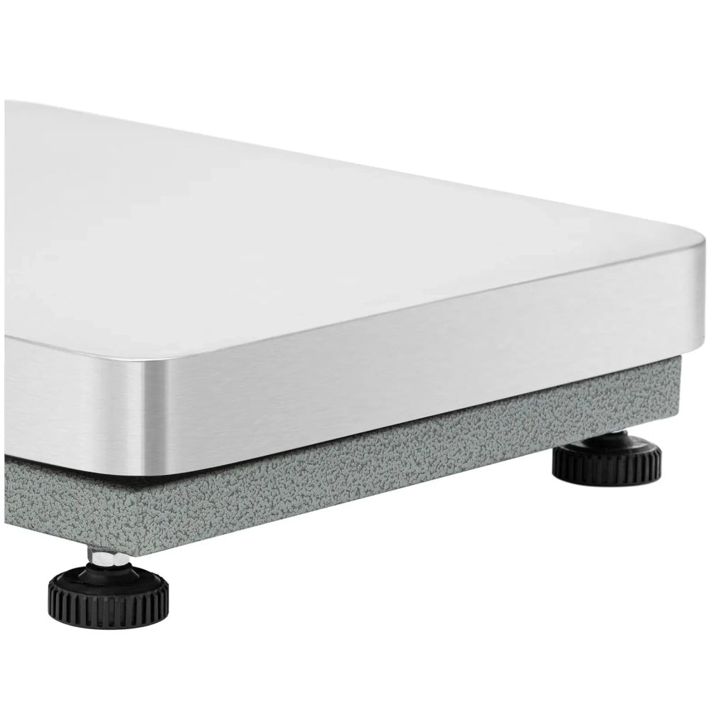 Bilancia a piattaforma professionale industriale pesatura pacchi 300 kg / 0,01 kg 40 x 50 cm kg/lb acciaio inox 14_0008359
