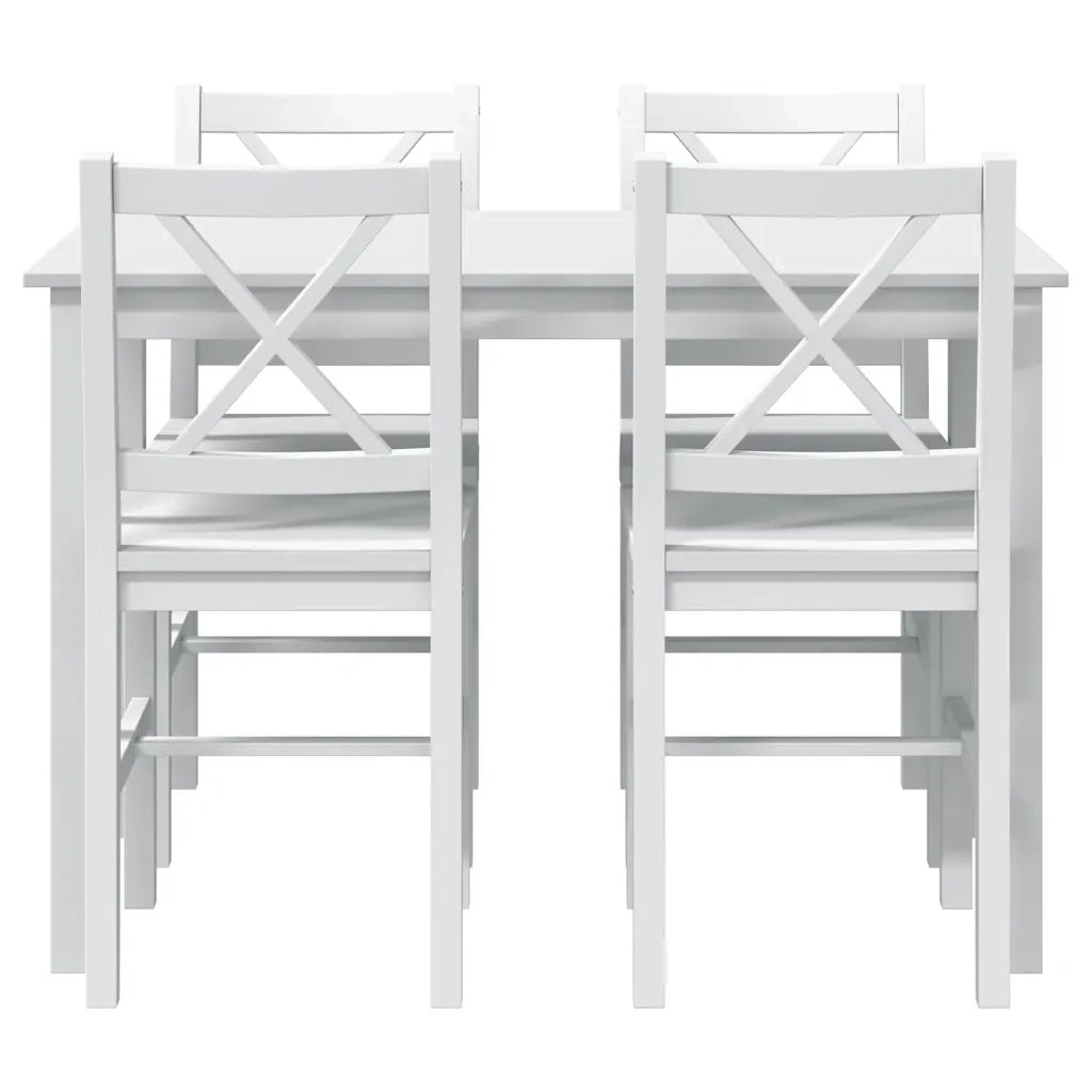 Set da Pranzo 5 pz Bianco   cod mxl 15183