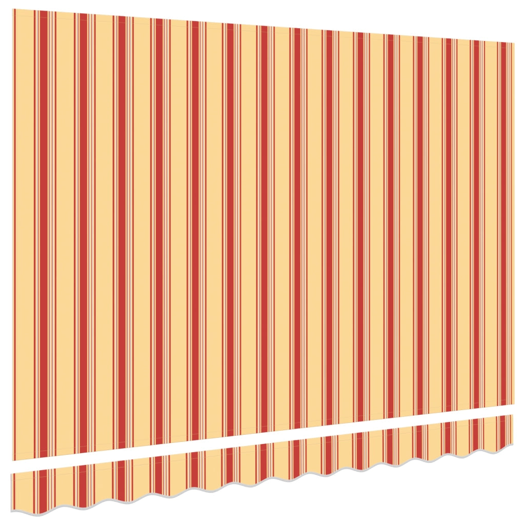 Tessuto di Sostituzione per Tenda da Sole per Telaio da 3.5x2 m a Strisce Multicolore