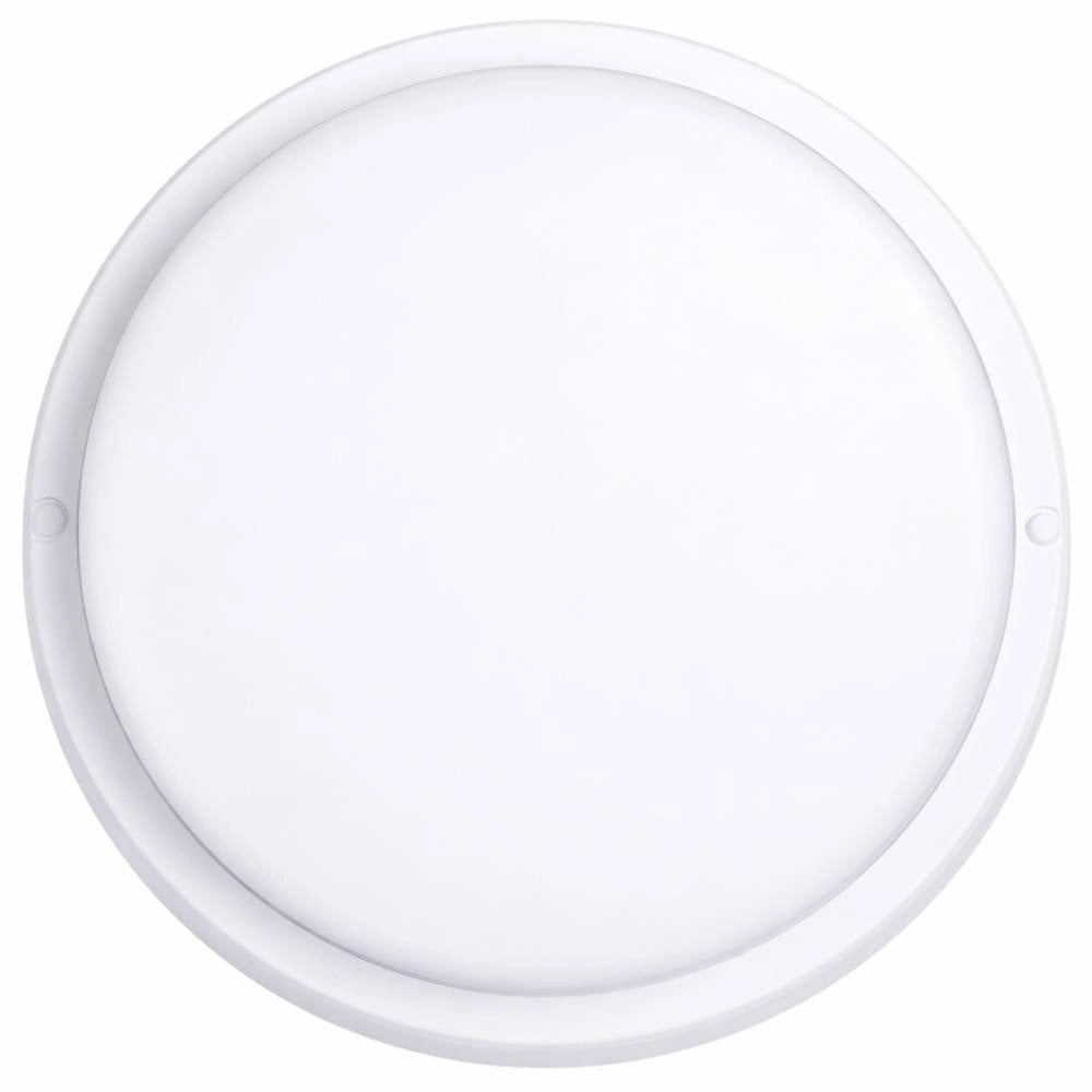 Plafoniera led ecova 25261 tonda bianca per esterni e interni
