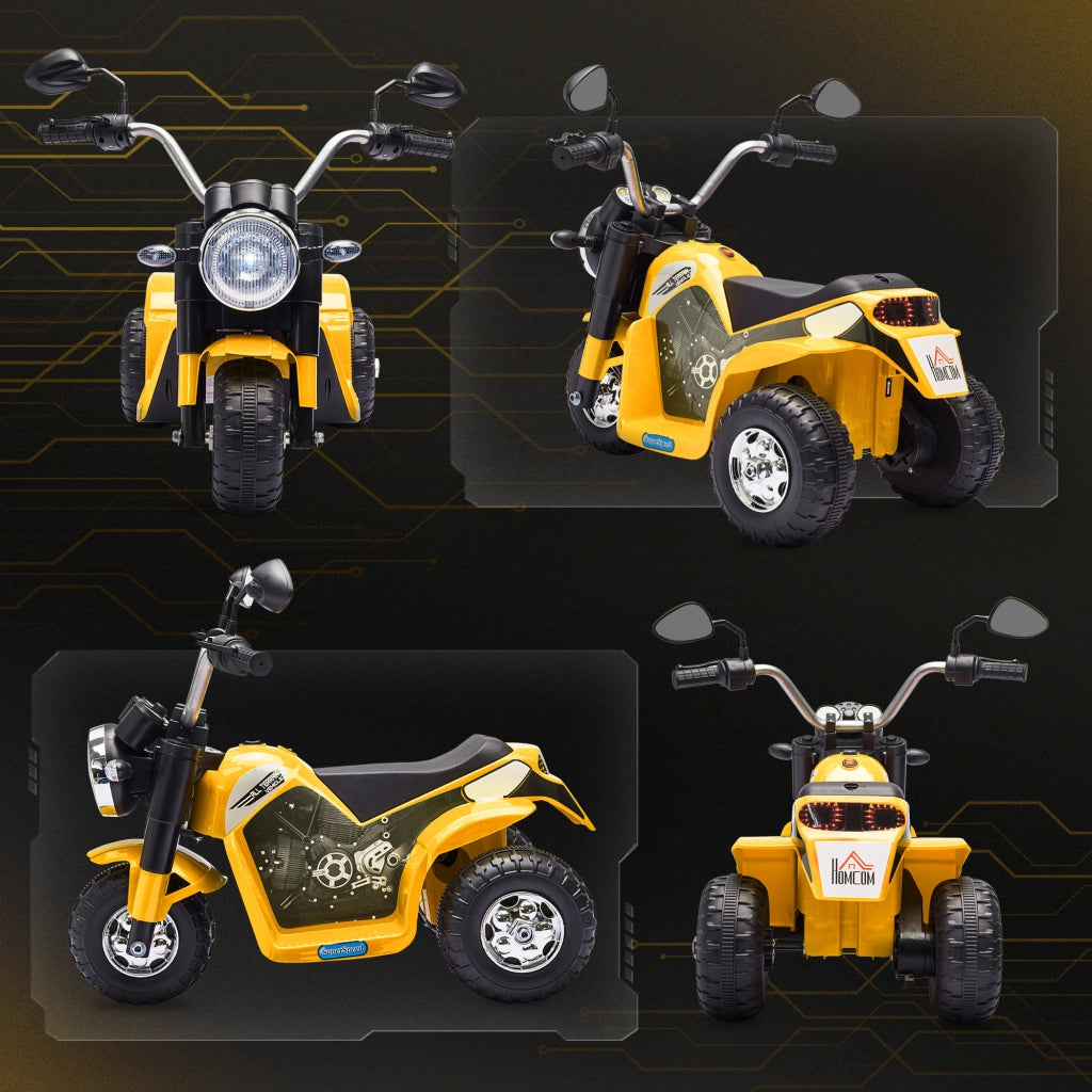 Moto Elettrica per Bambini ¨C zephmum ¨C Gialla 72x57x56