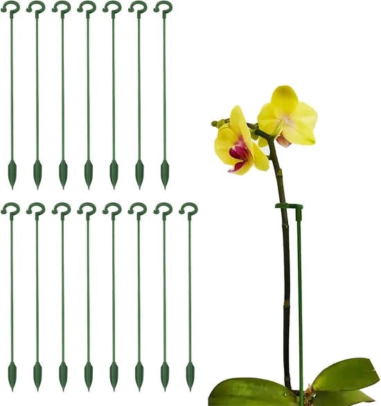 Set di sostegni per piante - sostegni per piante robusti - 15 pezzi - 27 cm