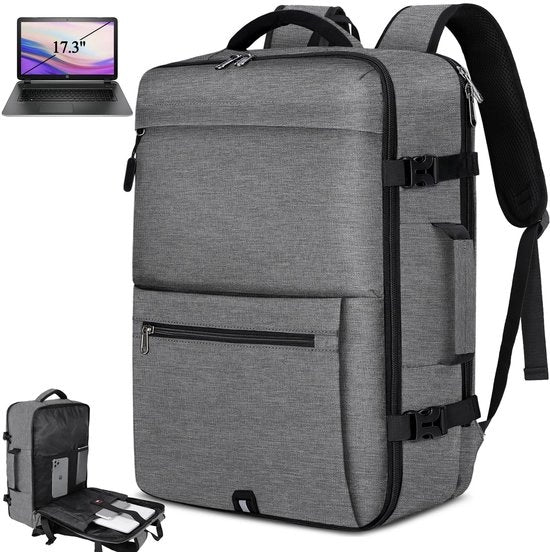 Zak da laptop 17,3 pollici - Impermeabile - 40 litri - Materiale ecologico - Tas per laptop