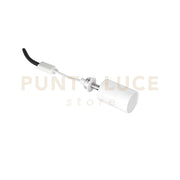 INCASSO VULKAN BIANCO 1 LUCE ATTACCO GU10 5,3X8X14,5CM IN GESSO VERNICIABILE