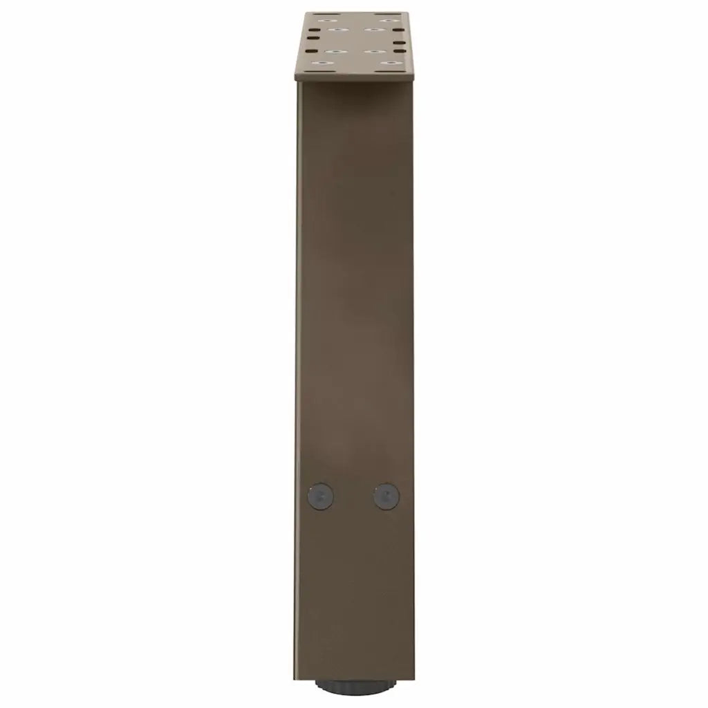 Gambe per Tavolino da Caff¨¨ a Forma di A 2 pz-Set di 2 Gamba per Tavolo 50x(30-31) cm Acciaio